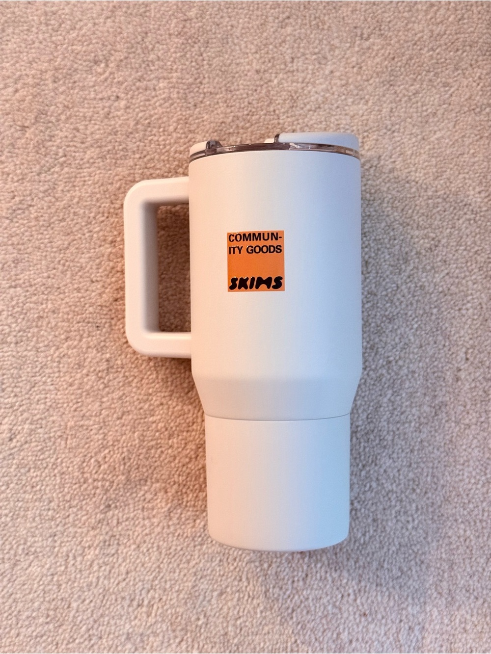 SKIMS x Community Goods Off White Hydro Jug Coffee Traveler 20 oz